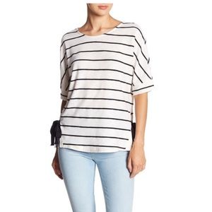 Everleigh Striped Short Sleeve Shirt - XL